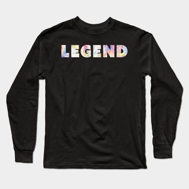 Legend Light Crystal Long Sleeve T-Shirt by ArtHouseFlunky